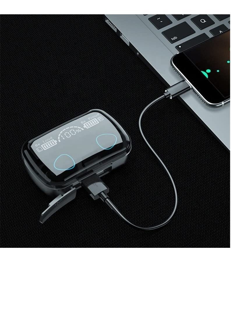 NEWEST Wireless Earbuds Bluetooth Waterproof Headset Touch Control USB Charging Headphones M10 V5.1  - Image 3