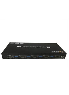 KVM Switch 2 Monitors 2/4 Computers Compatible USB3.0/HDMI 2.0 Allows 2 (or 4) groups of HD video source and USB interface device switch freely