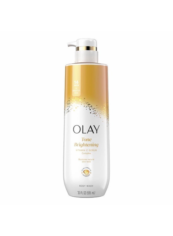 Olay Tone Brightening Vitamin c Serum Complex Body Wash Restores natural Skin Tone 591 ml - Image 2