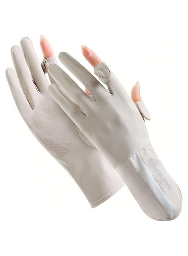 jaexest Protection UV Gloves for Women & Men - UPF 50+ Full Finger Touchscreen Driving Gloves with Anti-Slip Grip, Breathable Sun Protective Gloves for Cycling, Running, Outdoor Activities​ - Image 1