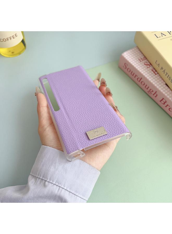 S-TOP Case For Huawei Mate Xs 2 Transparent Edge Litchi Texture Phone Case - Image 3