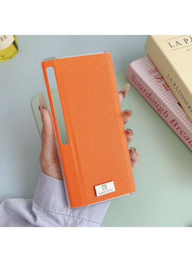 S-TOP Case For Huawei Mate Xs 2 Transparent Edge Litchi Texture Phone Case - Image 2