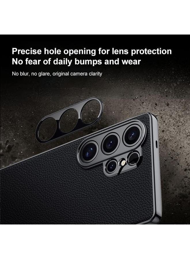 S-TOP Case For Samsung Galaxy S25 Ultra 5G Genuine Leather PC Phone Case - Image 5