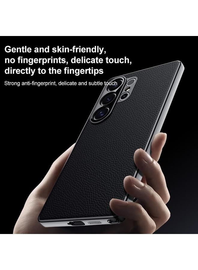 S-TOP Case For Samsung Galaxy S25 Ultra 5G Genuine Leather PC Phone Case - Image 4