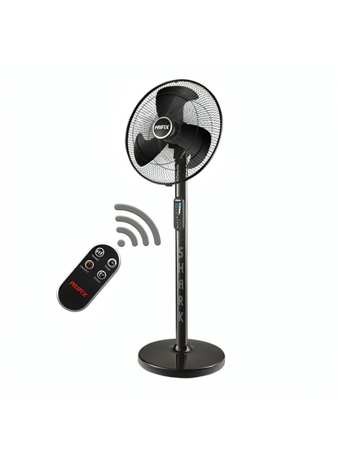 Prifix Prefix Shark Stand Fan, 18 Inch, Black - SFS-181 - Image 2