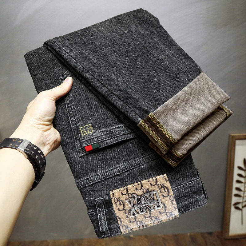 Unisex Classic Denim Jeans Loose Fit Daily Outdoor Wear - Image 4
