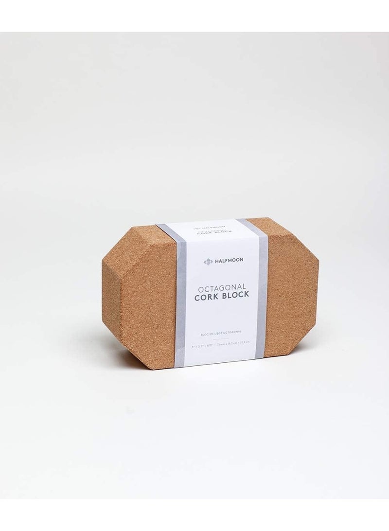 HALFMOON Octagonal Cork Block, 8.75-Inch x 5.5-Inch Size  - Image 3