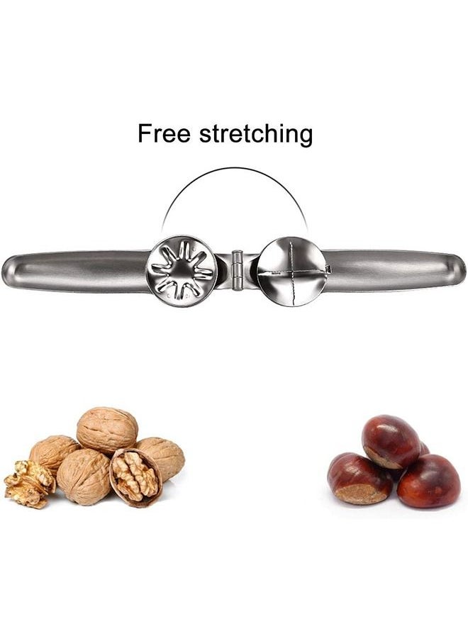 HS - Nutcracker Chestnut Clip, Nut Cracker Sheller Walnut Pliers, Metal Nut Opener Plier, 304 Stainless Steel Kitchen Tools - Image 1