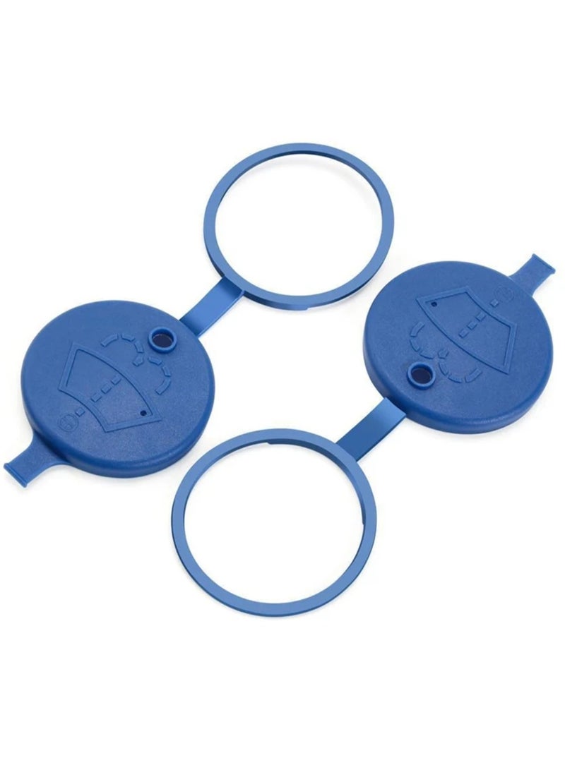 Generic Water Tank Bottle Cover For Car Windshield Wipers For Washing The Front Or Rear Windshield The Color Of The Cover Is Blue With a Small Hole To Extract Excess Water Vapor From The Tank It Is Compatible With Most Cars But just Make Sure Of The Size Of The Water Tank Bottle Neck Ring The Cover Ring Size Is 5 cm And The Cover Is 5.5 cm  - Image 3