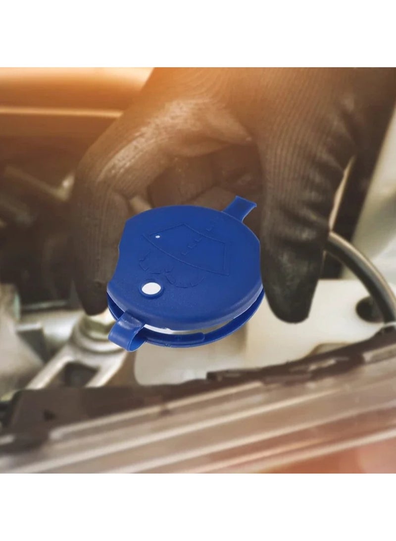 Generic Water Tank Bottle Cover For Car Windshield Wipers For Washing The Front Or Rear Windshield The Color Of The Cover Is Blue With a Small Hole To Extract Excess Water Vapor From The Tank It Is Compatible With Most Cars But just Make Sure Of The Size Of The Water Tank Bottle Neck Ring The Cover Ring Size Is 5 cm And The Cover Is 5.5 cm  - Image 4