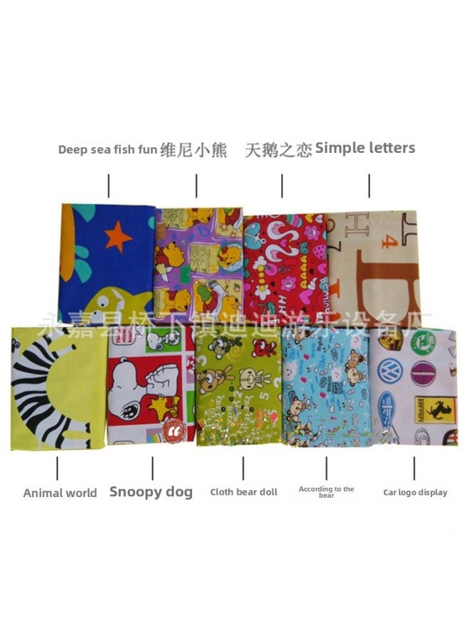 Special Offer Children's Jump Bag Oxford Cloth Thickened Adult Feeling Pull Handbag Kangaroo Jump Bag Direct Sales-Color:Romantic Swan 70*55cm  - Image 5