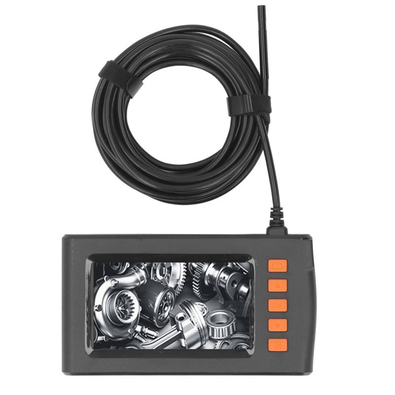 Handheld Endoscope 4.3 Inch Full Color LCD Screen IP67 Waterproof Lens - 1920x1080P Resolution 2600mAh Battery Industrial Endoscope for Automotive Maintenance Pipeline Inspection - Image 1