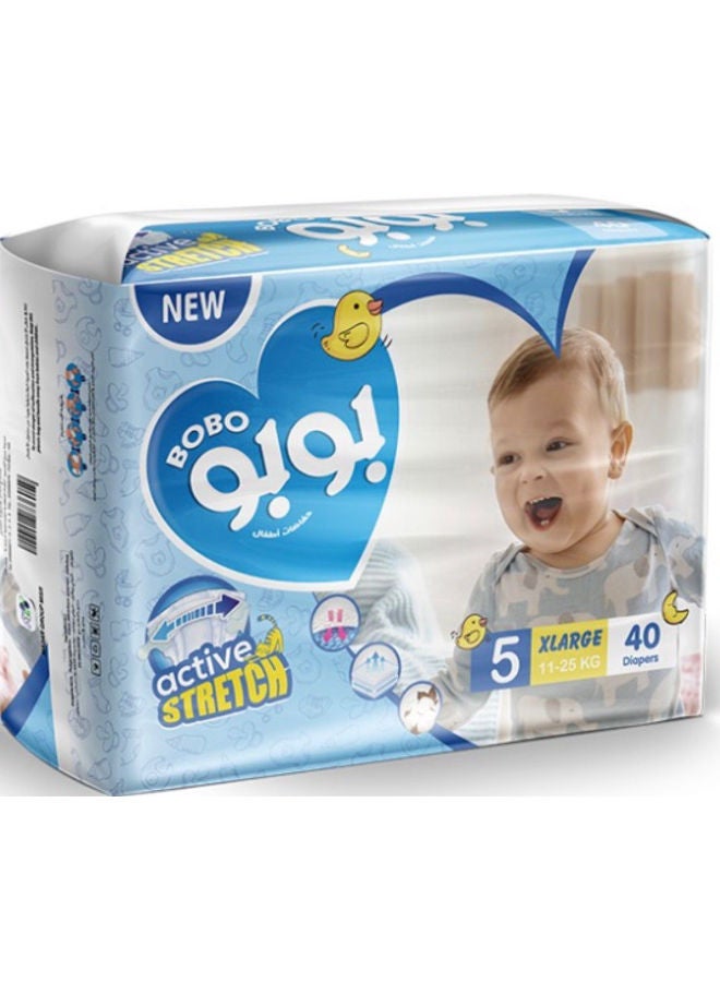 Xlarg diapers Size 5 (40pcs)