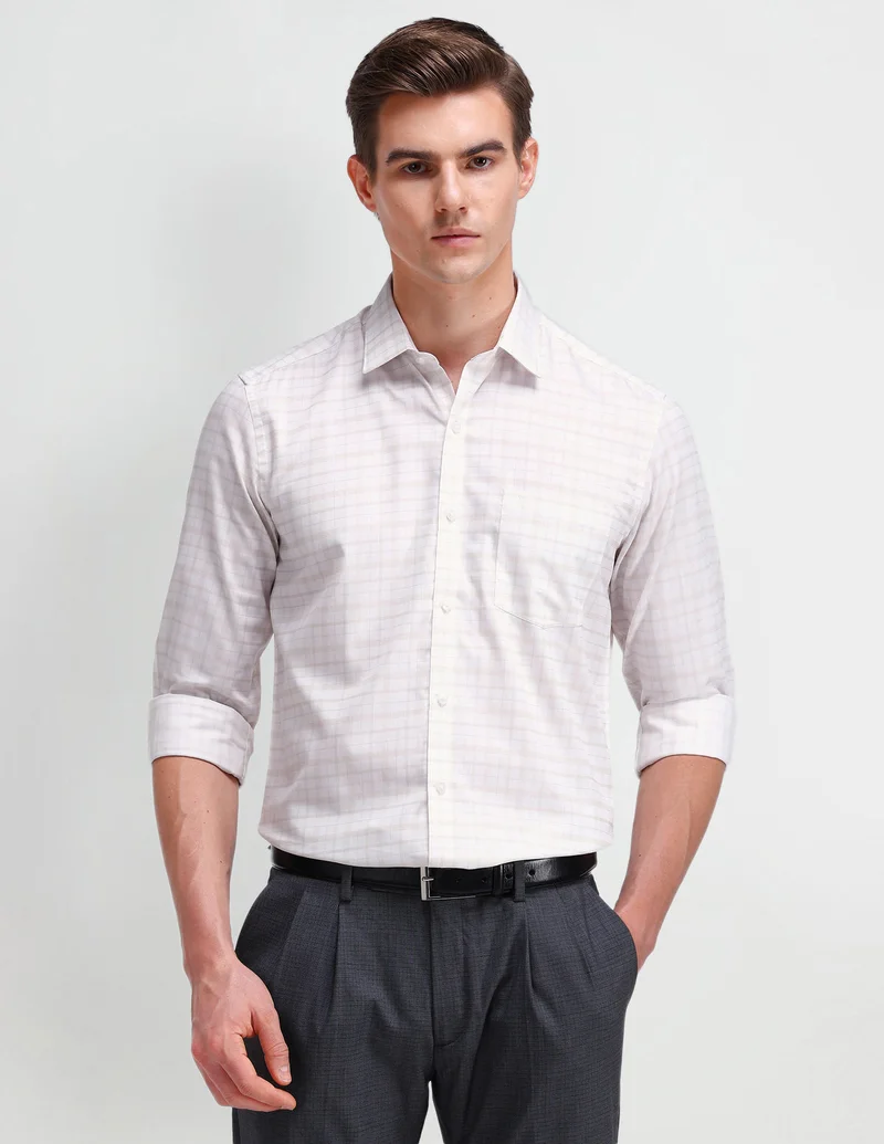 Arrow Windowpane Checked Dobby Shirt