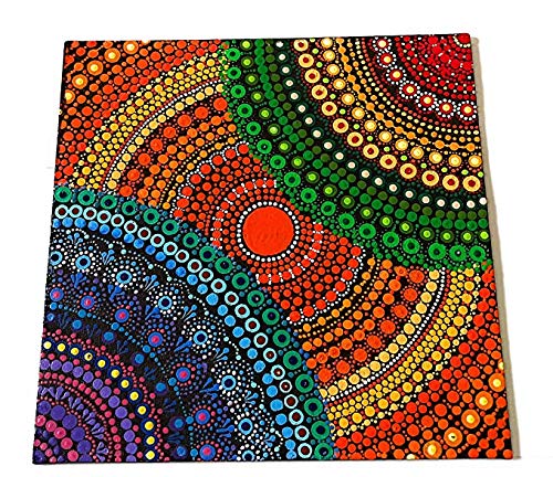 E Shopping® Mandala Art Set includes 6 Fevicryl Acrylic Colors ,5 Dotting Tools & 8 Mandala tools. Acrylic Colours Crimson,SAP Green,Black,Ultramarine Blue,Lemon Yellow,White 10ml each - Image 4