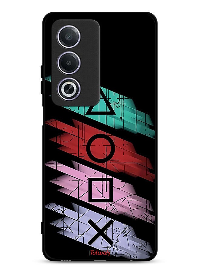 Tolwak Oppo A3 Pro 5G Protective Case Cover Squid Game Icons - Image 1
