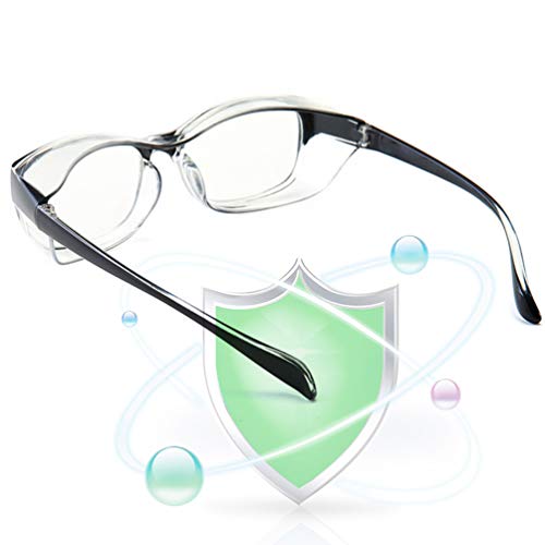 WAHAH Anti-Fog Safety Glasses with Integrated Side Protection, Eyes Protection Glasses, Eyes Protection Masks, Windproof Eye Masks, Eyes Protection Masks Goggles - Image 1