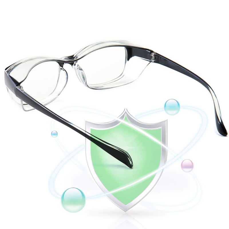 WAHAH Anti-Fog Safety Glasses with Integrated Side Protection, Eyes Protection Glasses, Eyes Protection Masks, Windproof Eye Masks, Eyes Protection Masks Goggles - Image 4