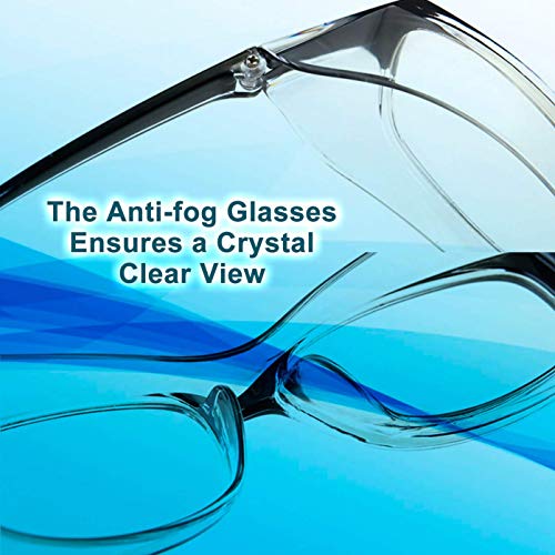 WAHAH Anti-Fog Safety Glasses with Integrated Side Protection, Eyes Protection Glasses, Eyes Protection Masks, Windproof Eye Masks, Eyes Protection Masks Goggles - Image 5