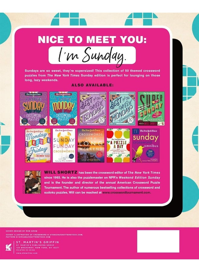 The New York Times Hello, My Name Is Sunday: 50 Sunday Crossword Puzzles  - Image 2