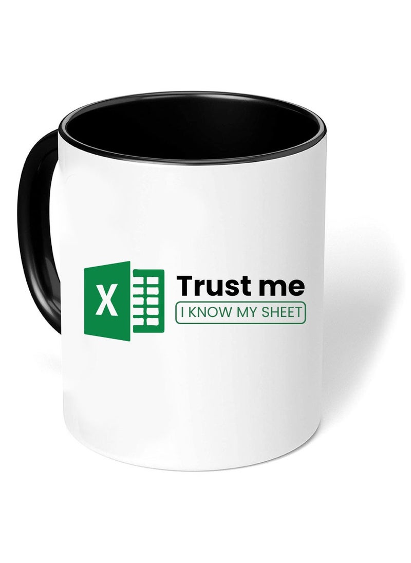 PRINTSHOP4ME Excel Cheat Sheet Printed Coffee Mug - Accountant Gift for Employees - Excel Mug - Group Excel Shortcut Coffee Mug - Birthday Gifts for Coworkers - Colleagues - Friends and Family  - Image 3