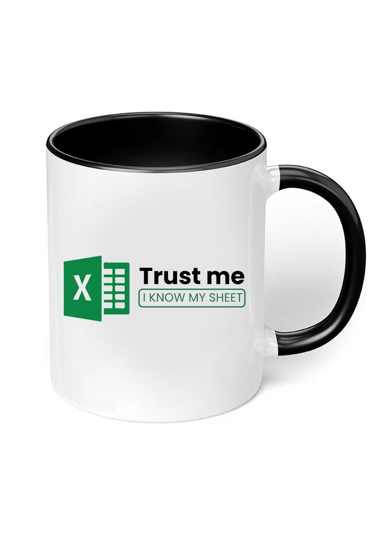 PRINTSHOP4ME Excel Cheat Sheet Printed Coffee Mug - Accountant Gift for Employees - Excel Mug - Group Excel Shortcut Coffee Mug - Birthday Gifts for Coworkers - Colleagues - Friends and Family  - Image 5