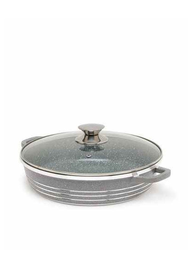 DESSINI Non-Stick Shallow Casserole 36 cm Grey/Clear - Image 1