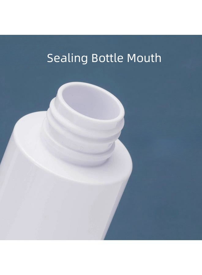 دبليو أيه أو كي أن زجاجة رذاذ من مادة PET زجاجة فارغة، زجاجة رذاذ رفيعة محمولة سعة 200 مل (عبوة من قطعتين، أبيض) - Image 3