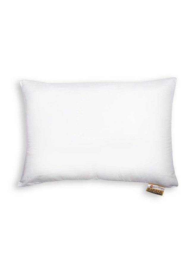 BIANCA Soft Papaya Microfiber Pillow with Smooth Microfiber Shell -2Pc 16 X 24 (Papaya) Solid-White - Image 2