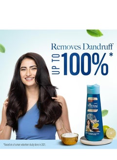 emami Kesh King Ayurvedic Anti Dandruff Shampoo Up to 100% Dandruff Free Reduces Hair Fall 21 Natural Ingredients With The Goodness Of Curd Lemon and Neem 340 ML  - Image 2
