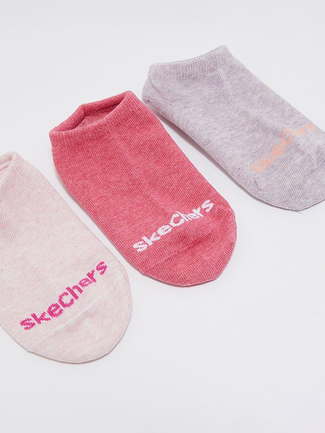 SKECHERS Pack of 3 - No Show Socks - Image 2