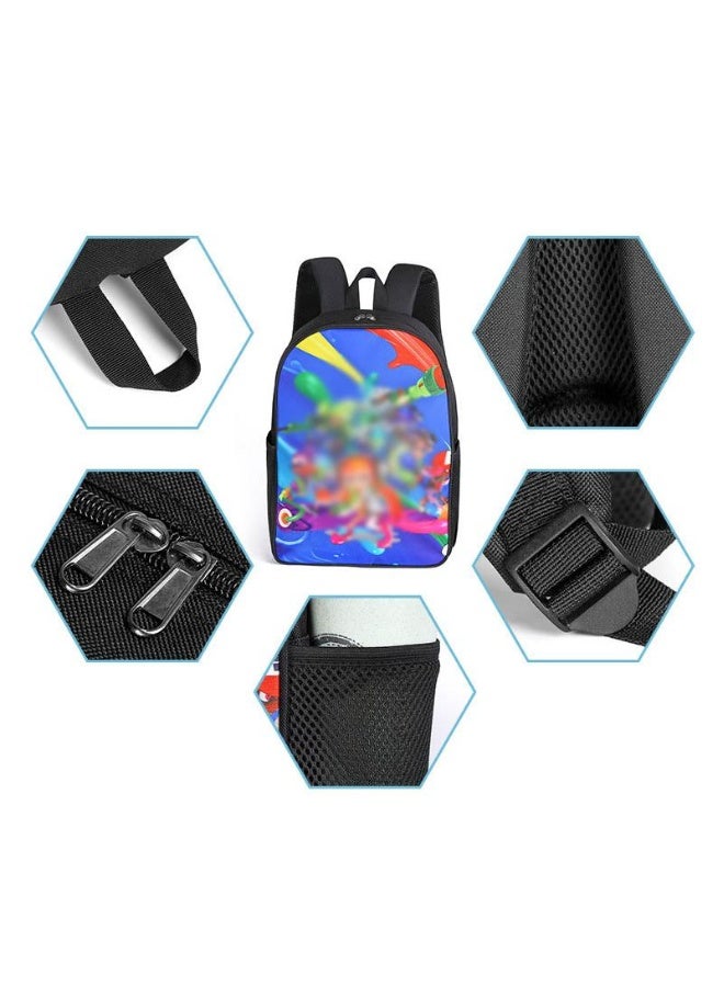 3 Pcs Cartoon the Amazing Digital Circus Backpack Set - Image 3