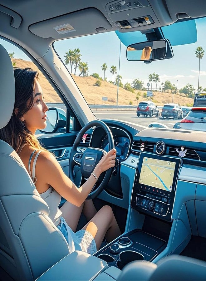 مشابك معطر جو لطيفة للسيارة، مشبك تهوية للسيارة على شكل قطة، إكسسوارات تزيين فتحات تهوية السيارة، مشبك مكيف هواء السيارة، هدايا تزيين داخلية للسيارة للرجال/النساء - Image 2
