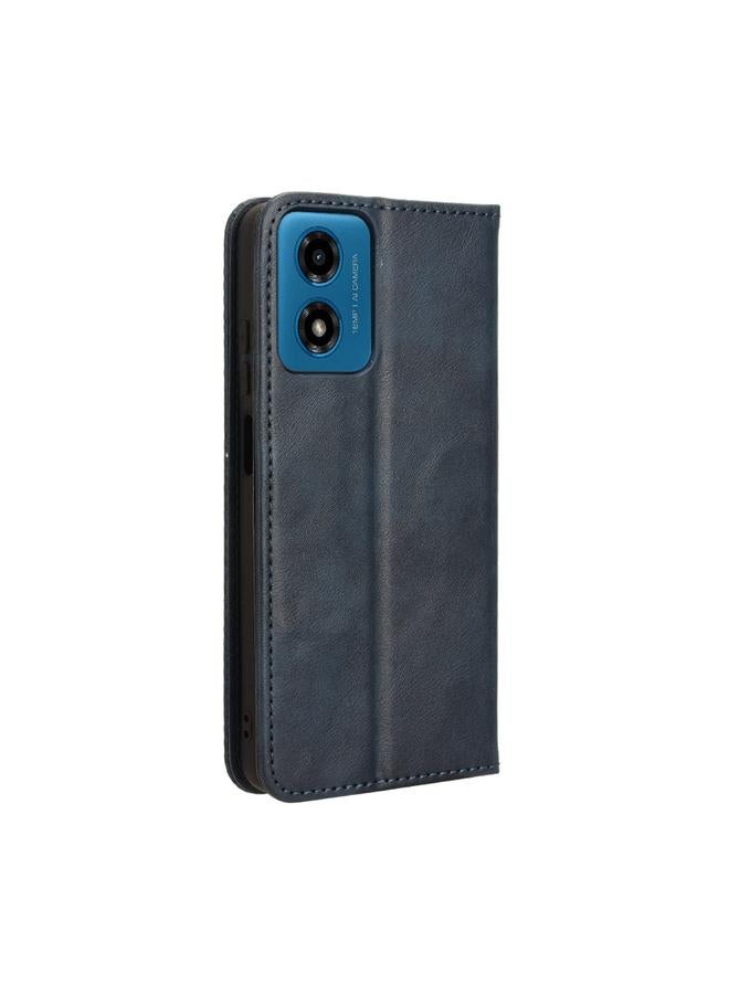 S-TOP Case For Motorola Moto G04 / G24 Magnetic Buckle Retro Texture Leather Phone Case - Image 3
