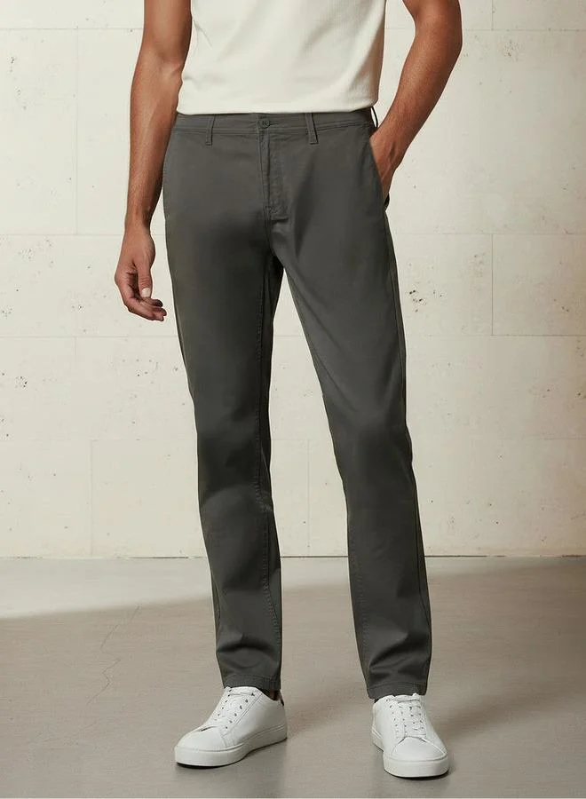 Smart Slim Fit Cotton Chinos