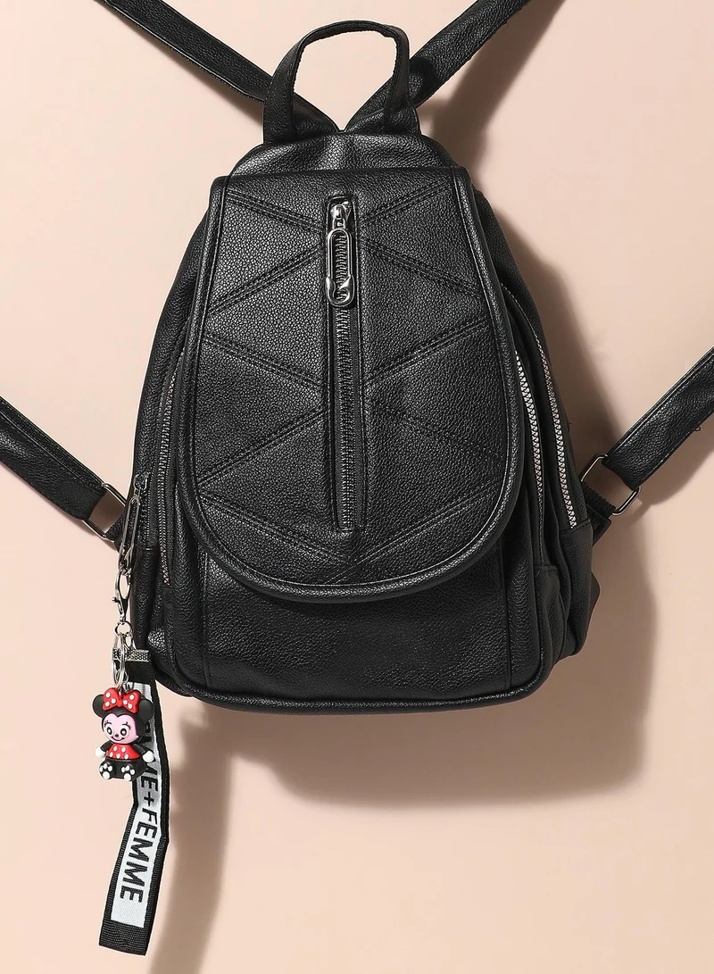 Haute Sauce Women's Ebony Expedition Black Backpack