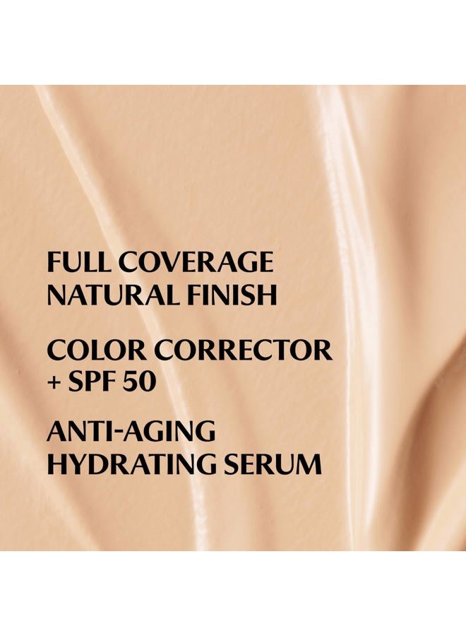 IT COSMETICS كريم CC+ من IT Cosmetics - حجم السفر، لون متوسط فاتح - كريم تصحيح اللون، أساس تغطية كاملة، سيروم مرطب وواقي شمس SPF 50+ - لمسة طبيعية - 0.406 أونصة سائلة - Image 3