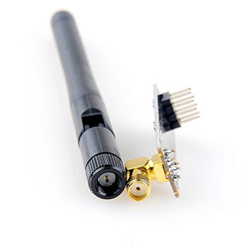 MakerFocus 2pcs nRF24L01+PA+LNA Wireless Transceiver RF Transceiver Module 2.4G 1100m with SMA Antenna for Arduino - Image 5