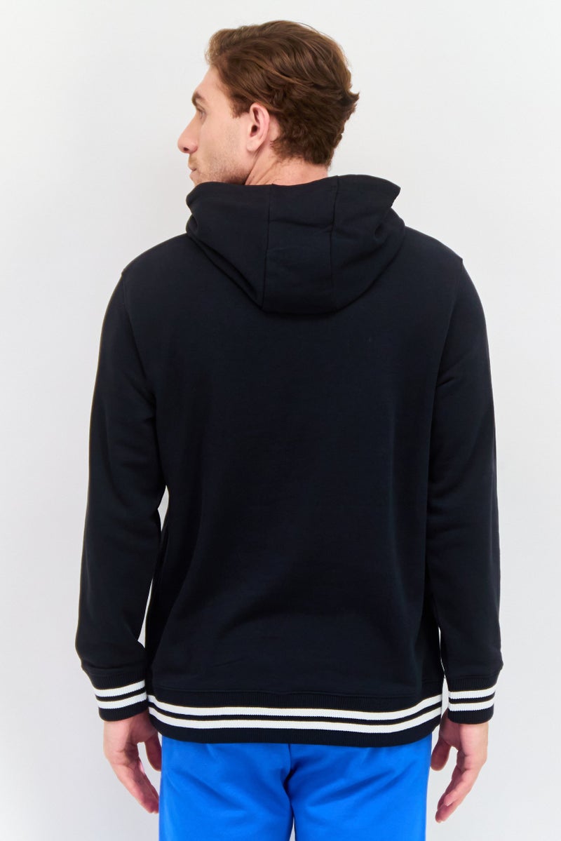 SKECHERS Men Sportswear Fit Long Sleeve Outdoor Hooded Sweatshirt, Black - Image 4