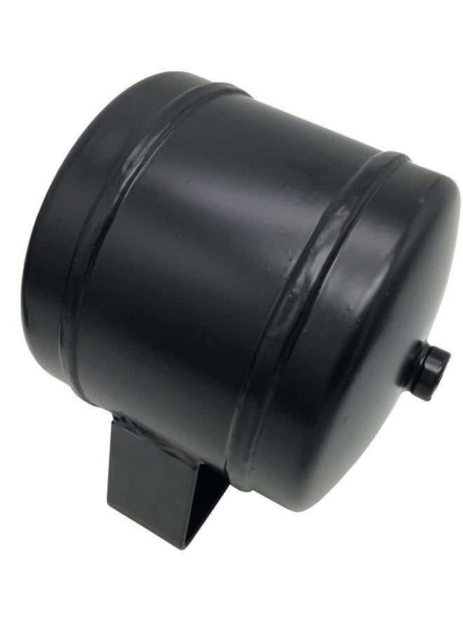 Lhfacc Baagialdic Lhfacc 0.5 Gallon Air Tank Air Reservoir Tank with 1/4 Inches NPT Ports, Black - Image 2