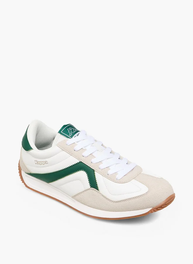 Kappa Men's Panelled Sports Shoes with Lace-Up Closure