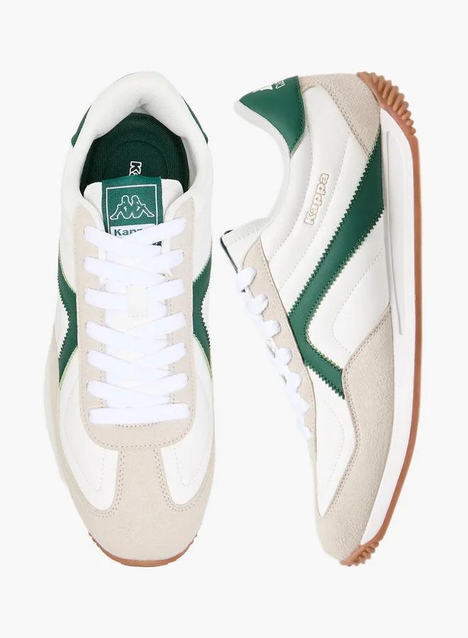 Kappa Men's Panelled Sports Shoes with Lace-Up Closure