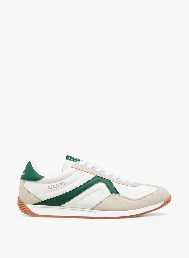 Kappa Men's Panelled Sports Shoes with Lace-Up Closure