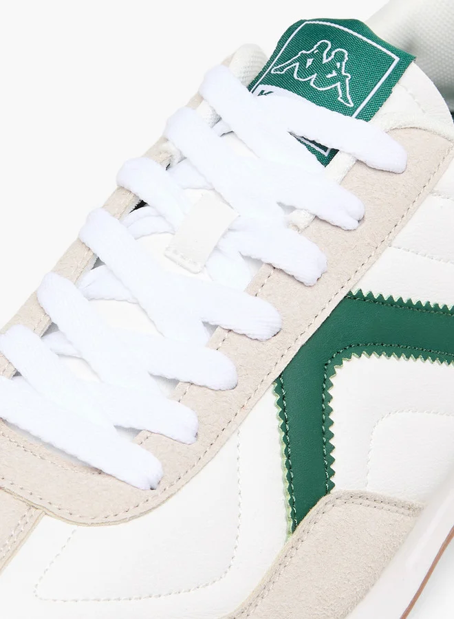 Kappa Men's Panelled Sports Shoes with Lace-Up Closure