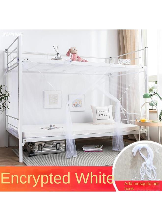 Bluejw College Students' Dormitory Mosquito Net Upper Burds Upper And Lower Burds Encrypted Dormitory Single Bed Mosquito-proof Household Heraldry Installation-free Double - Image 2