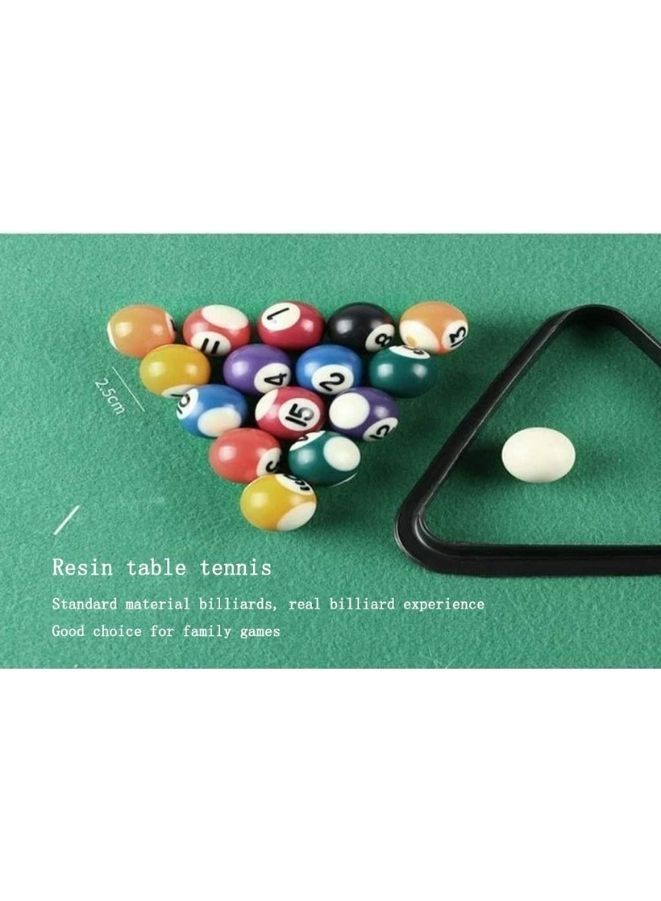 Generic Kids Wooden Snooker Table Classic Tabletop Billiards Parent-child Interaction Indoor Mini Billiards Children's Game Toy  - Image 5
