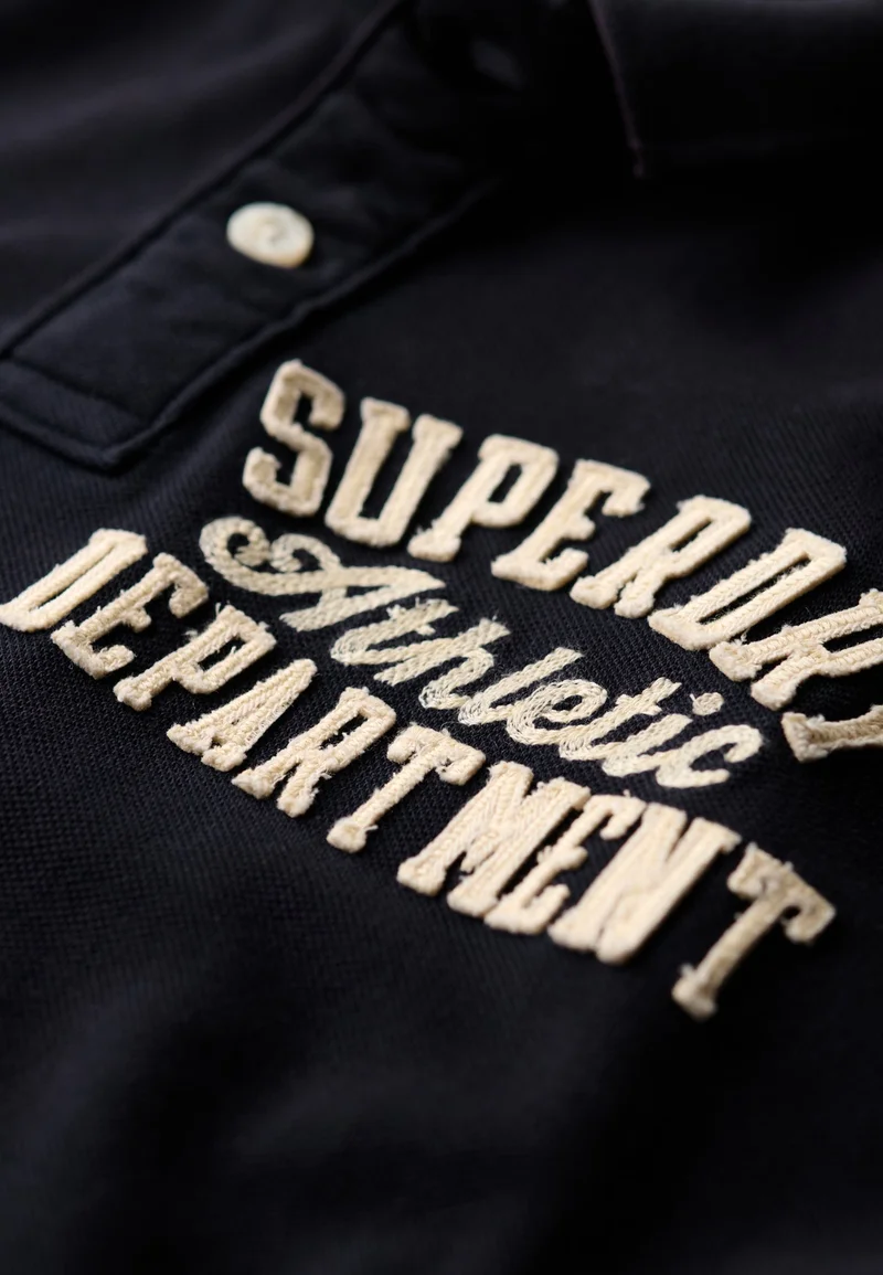 Superdry  Vintage Athletic Long Sleeve Polo for Men | Best Price UAE