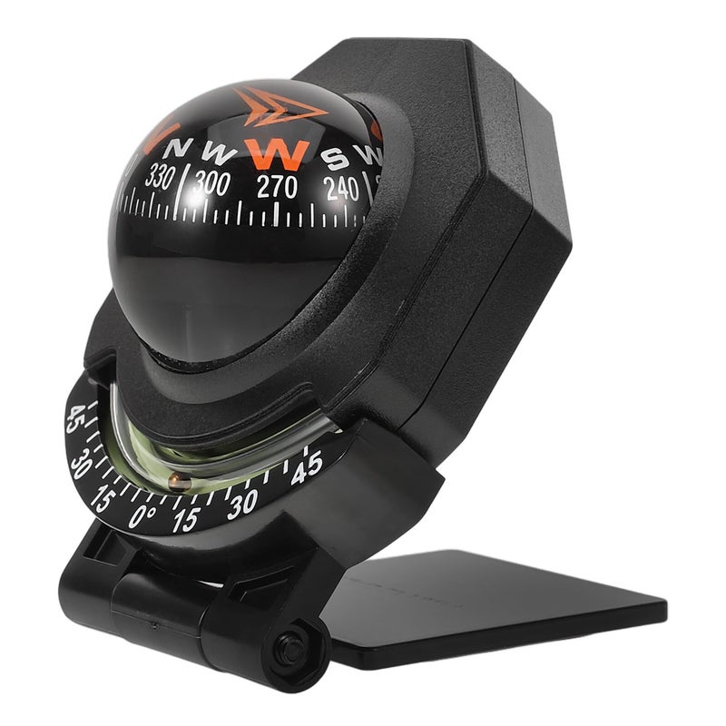 High Precision Car Dashboard Compass with Inclinometer for Vehicle and Boat Navigation - Image 2