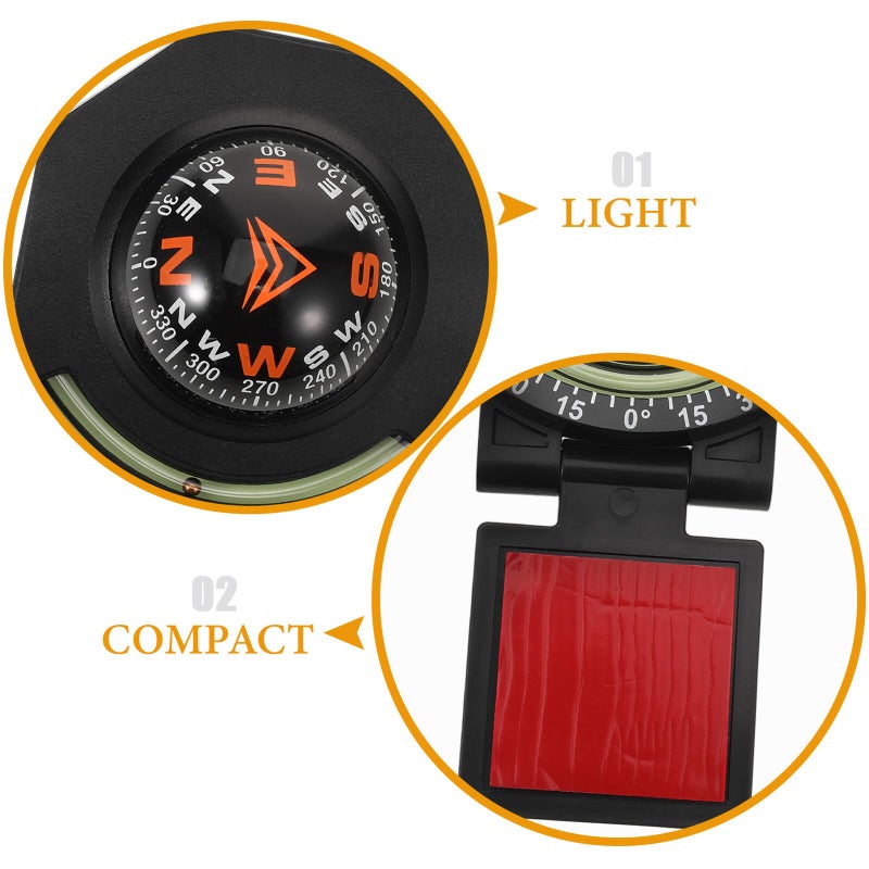 High Precision Car Dashboard Compass with Inclinometer for Vehicle and Boat Navigation - Image 3