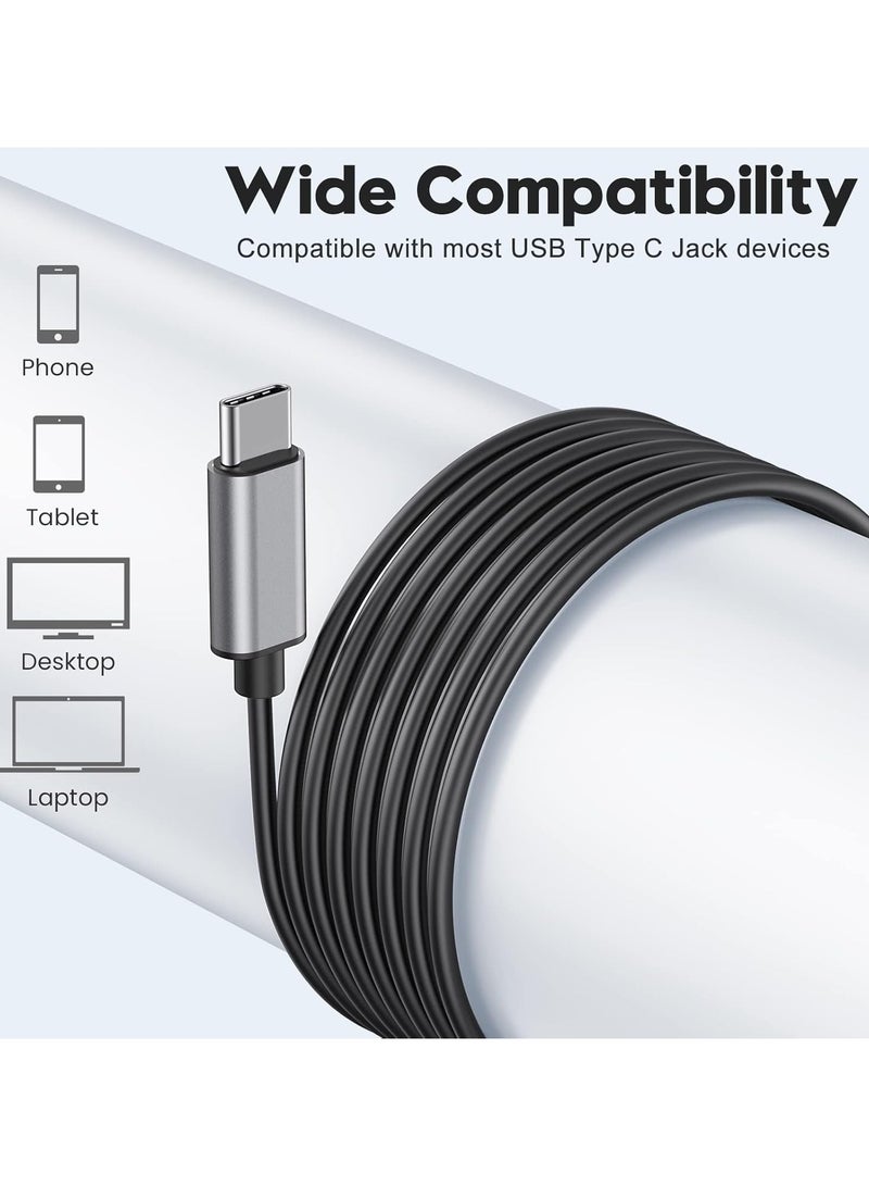 عام سماعات أذن USB-C - سماعات داخل الأذن مع ميكروفون، سماعات سلكية، سماعات USB Type-C - Image 4